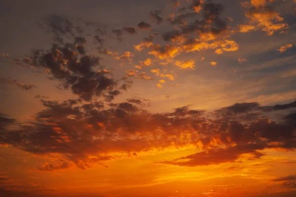 Vackra Ljusa Färgglada Himlen Bilden Tagen Vid Solnedgången Röd Orange — Stockfoto