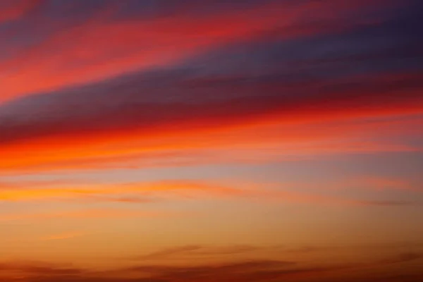 Hermoso Cielo Colorido Brillante Foto Tomada Atardecer Fondo Rojo Naranja — Foto de Stock