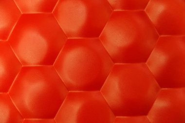 Kırmızı deri doku arka plan süsleyin. Sandalye koltuk kapatın