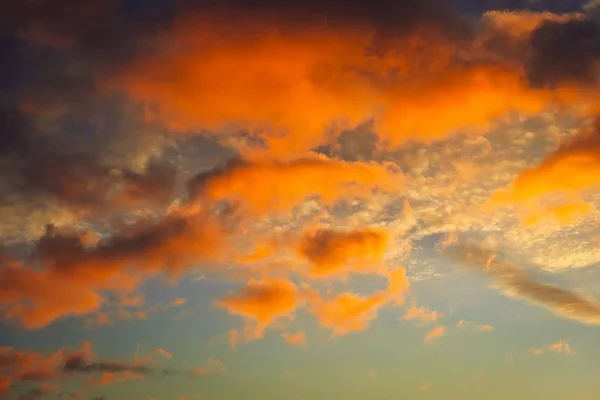 Прекрасний Барвистий Захід Сонця Над Містом Склад Природи — стокове фото
