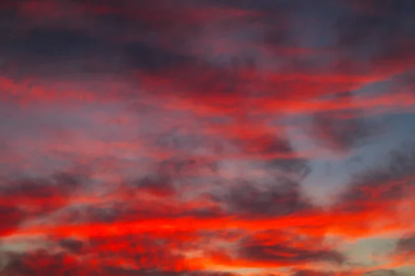 Krásné Světlé Barevné Nebe Snímek Pořízený Při Západu Slunce Červeno — Stock fotografie