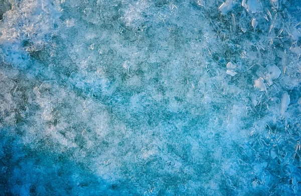 Textur Der Eisblauen Oberfläche Schöner Hintergrund — Stockfoto