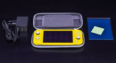 Moskova, Rusya - 10 Ekim 2019: Nintendo Switch Lite, Ninte