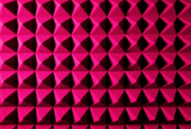 Kayıt stüdyosu ses sönümleme akustik köpük, arka plan. Nois