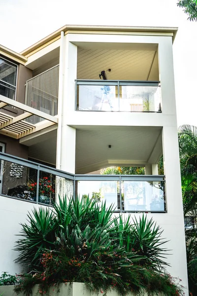 Goldküste Queensland Australien Dezember 2018 Moderner Balkon Eines Modernen Reihenhauses — Stockfoto