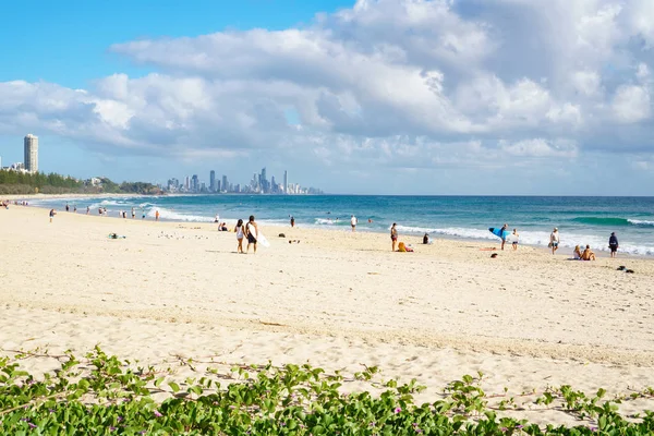 Costa Oro Queensland Australia Diciembre 2018 Impresionante Vista Playa Arena —  Fotos de Stock