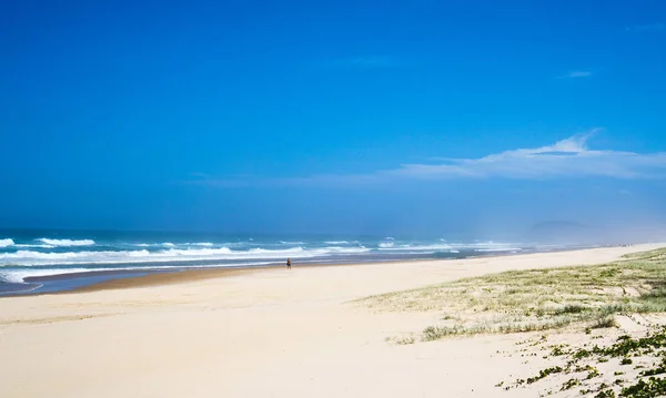 Weiter Panoramablick Auf Die Küste Und Schöne Wellen Des Pazifischen — Stockfoto