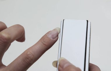 jel tırnak vernik için tırnak hazırlanması ve temizlenmesi