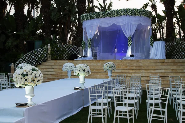 Beautiful Photo Jewish Hupa Wedding Putdoor — Stock Photo, Image