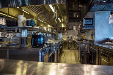 Profesyonel mutfak, görünümü sayacı, paslanmaz çelik .