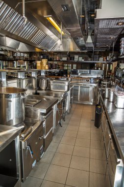Profesyonel mutfak, görünümü sayacı, paslanmaz çelik .