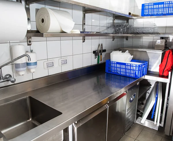 Profesyonel mutfak, görünümü sayacı, paslanmaz çelik .