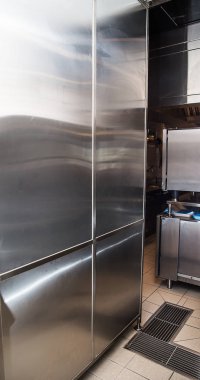 Profesyonel mutfak, görünümü sayacı, paslanmaz çelik .