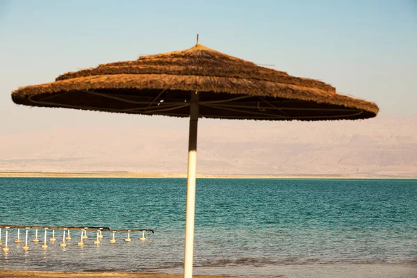 Bela Costa Foto Mar Morto Israel — Fotografia de Stock