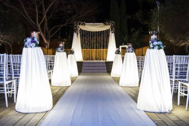 Yahudi Hupa, düğün putdoor .