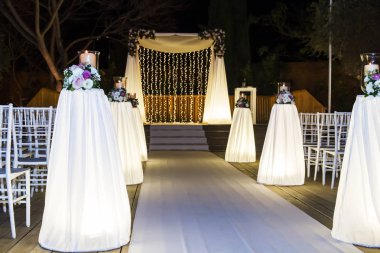 Yahudi Hupa, düğün putdoor .