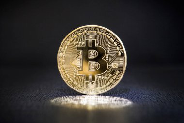 Arka planda bozuk para, kripto para elektroniği