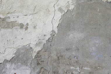 Tasarım için arka plan olarak alçının beton yüzeyi