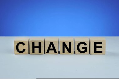 Ahşap üzerinde kelime küp ü değiştir, İş kavramı