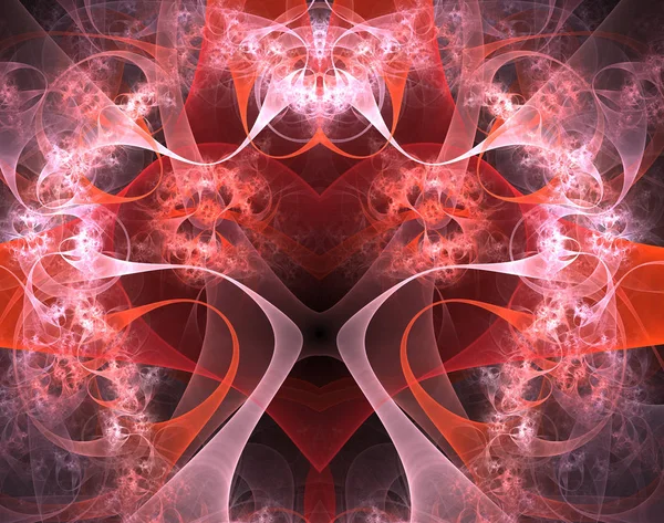 Burning Beating Heart Valentine Day Background Abstract Computer Generated Modern — Stock Photo, Image