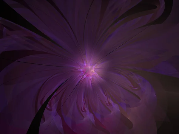 Violet gentle and soft fractal flowers computer generated image for logo, design concepts, web, prints, posters. Flower background