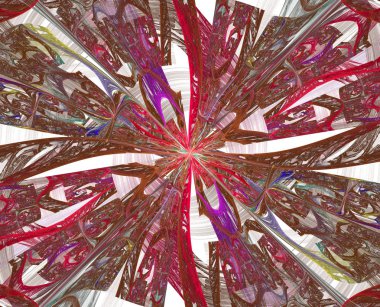 Menekşe tonları kaleidoscopical bileşiminde. Soyut kaleydoskop arka plan. Güzel çiçek dürbünü desen. Çok renkli mozaik doku. Benzersiz tasarım