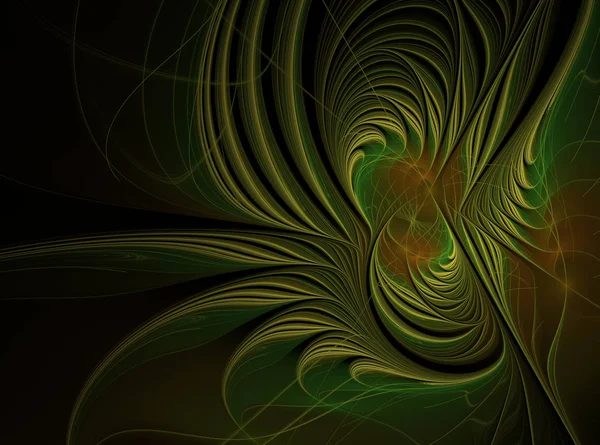 Beautiful fractal floral art. Computer generated graphics. Abstract floral fractal background for art projects