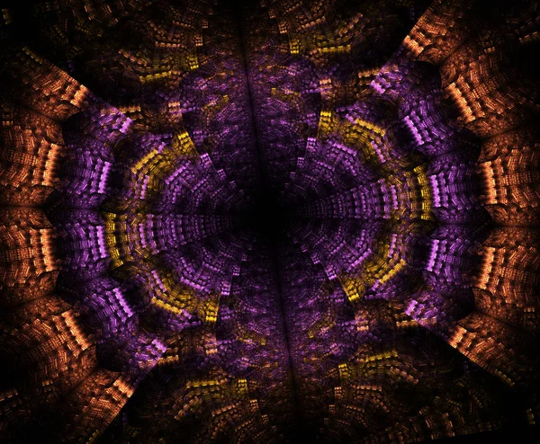 Glowing Stargate Space Computer Generated Abstract Background Inglês Renda Galáctica — Fotografia de Stock