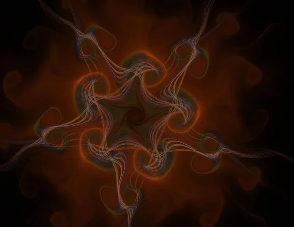 Abstrakt Gezoomte Zellen Hintergrund Bild Geometrische Organische Formen Eine Schöne — Stockfoto