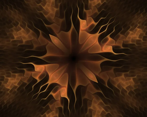 Dalgalı Simetrik Hücre Desenleri Geometrik Organik Formları Belgili Tanımlık Substrate — Stok fotoğraf