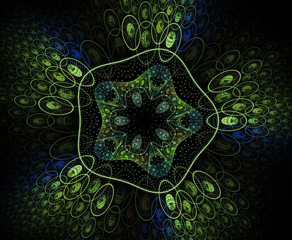 Patrón Geométrico Colorido Abstracto Ilustración Células Ampliadas Fondo Imagen Formas — Foto de Stock