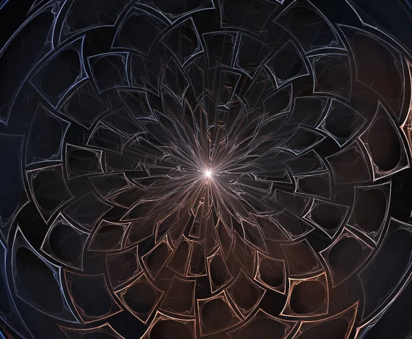Abstract fractal composition. Motion illustration for design. Fractal Big Bang Background Fractal Art
