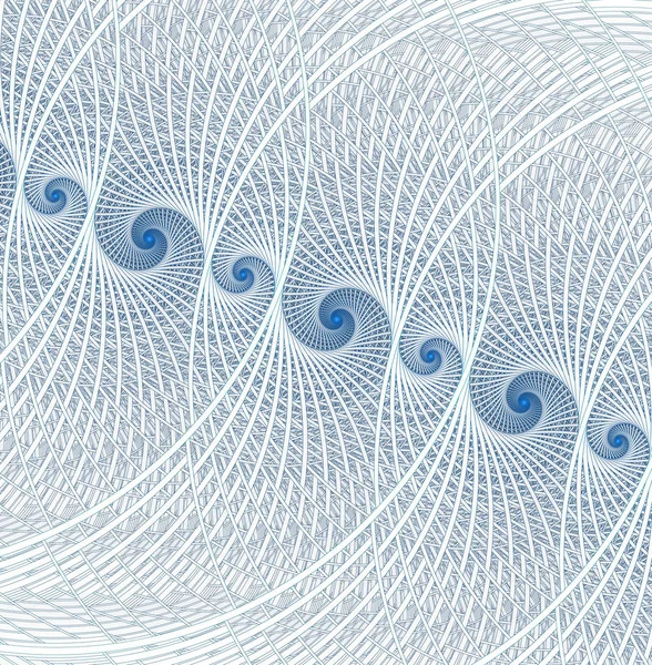 Spirals, rings and loops with texture on background