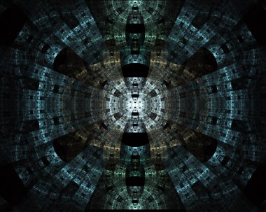 Çeşitli teknolojik fütüristik teknoloji daire. Teknoloji dijital arka plan illüstrasyon