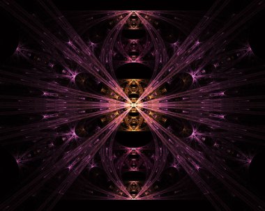 Çeşitli teknolojik fütüristik teknoloji daire. Teknoloji dijital arka plan illüstrasyon