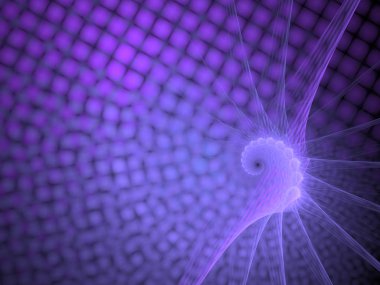 Sarmal dijital sanat. Soyut bir bilgisayar modern spiral fraktal öğesi oluşturulur. Yaratıcı sanat tasarlamak için şablon. Soyut form ve renk.