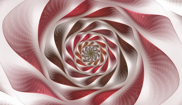 Abstract fractal with grids and spirals, spiral flower usable for desktop wallpaper or for creative cover design. Polygonal wire frame infinity spiral model. Computer-generated image technology style design reminiscent of a futuristic flower