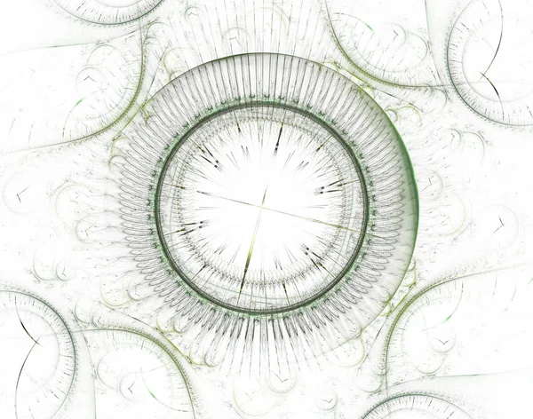 Relógio Moderno Futurista Relógio Abstrato Fractal Surreal Padrão Textura Abstrata — Fotografia de Stock