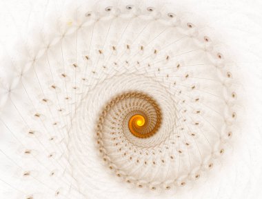 Sarmal dijital sanat. Soyut bir bilgisayar modern spiral fraktal öğesi oluşturulur. Yaratıcı sanat tasarlamak için şablon. Soyut form ve renk.