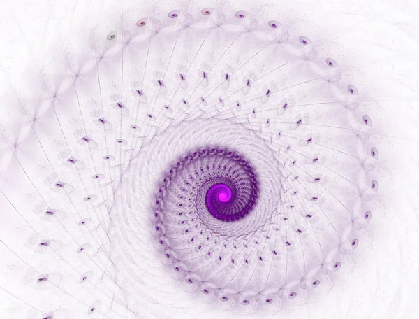 Spiral digital art. An abstract computer generated modern spiral fractal element. Pattern for creative art design. Abstract form and colors.