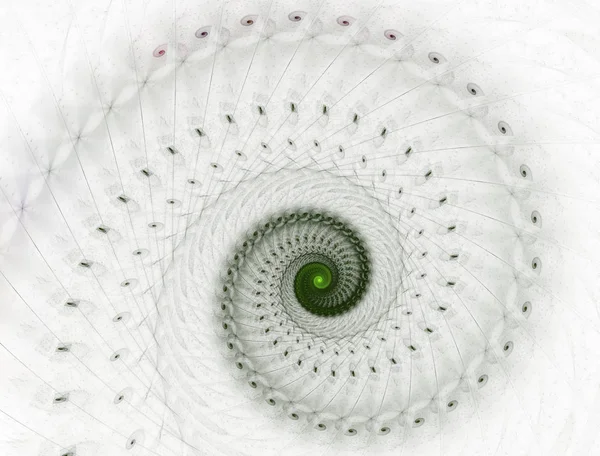 Arte Digital Espiral Computador Abstrato Gerou Elemento Fractal Espiral Moderno — Fotografia de Stock