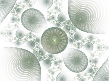 Soyut gerçeküstü sihirli makine, yaratıcı grafik tasarım için dijital sanat