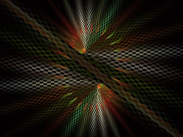 Spiral Digital Art Abstract Computer Generated Modern Spiral Fractal Element — Stock Photo, Image
