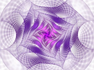 Soyut Fraktal ızgaralar ve spiraller, sarmal çiçek yaratıcı kapak tasarımı veya masaüstü duvar kağıdı için kullanılabilir. Çerçeve Infinity sarmal modeli girdap. Bilgisayar tarafından oluşturulan görüntü teknolojisi tarzı tasarım futuristik bir çiçek anımsatan