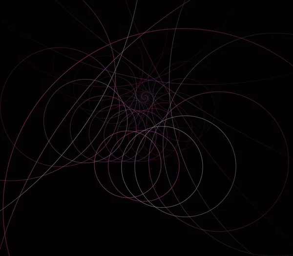 String theory. Physical processes and quantum theory. Quantum entanglement. An abstract computer generated modern fractal. Abstract fractal element in rotational motion pattern for your design.