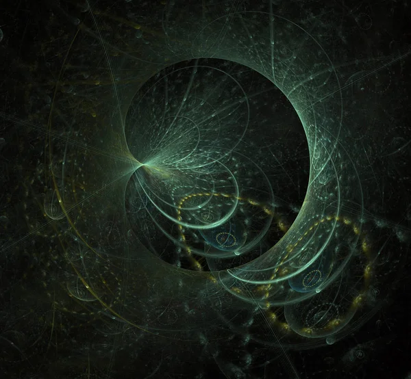 Teoría Cuerdas Procesos Físicos Teoría Cuántica Enredo Cuántico Una Computadora — Foto de Stock