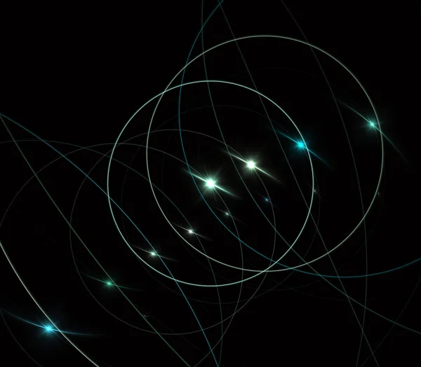 Húrelmélet Fizikai Folyamatok Kvantumelmélet Kvantum Összefonódás Egy Absztrakt Számítógép Által — Stock Fotó