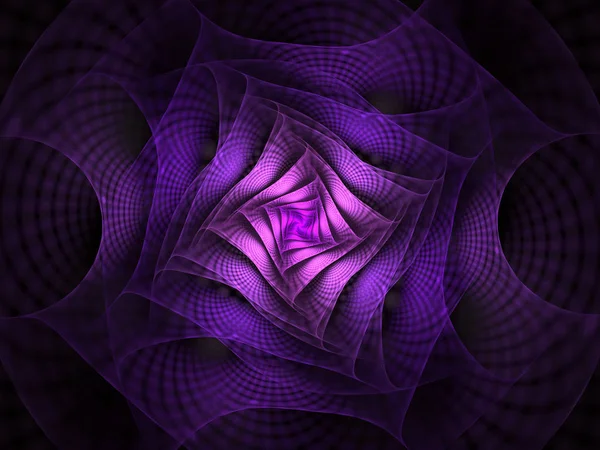 Soyut Fraktal ızgaralar ve spiraller, sarmal çiçek yaratıcı kapak tasarımı veya masaüstü duvar kağıdı için kullanılabilir. Çerçeve Infinity sarmal modeli girdap. Bilgisayar tarafından oluşturulan görüntü teknolojisi tarzı tasarım futuristik bir çiçek anımsatan