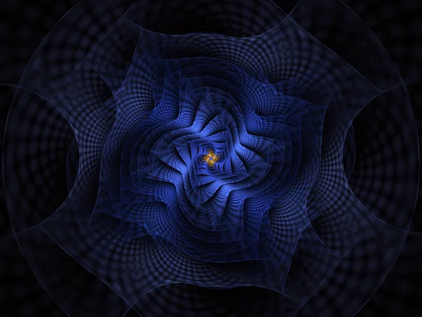 Soyut Fraktal ızgaralar ve spiraller, sarmal çiçek yaratıcı kapak tasarımı veya masaüstü duvar kağıdı için kullanılabilir. Çerçeve Infinity sarmal modeli girdap. Bilgisayar tarafından oluşturulan görüntü teknolojisi tarzı tasarım futuristik bir çiçek anımsatan