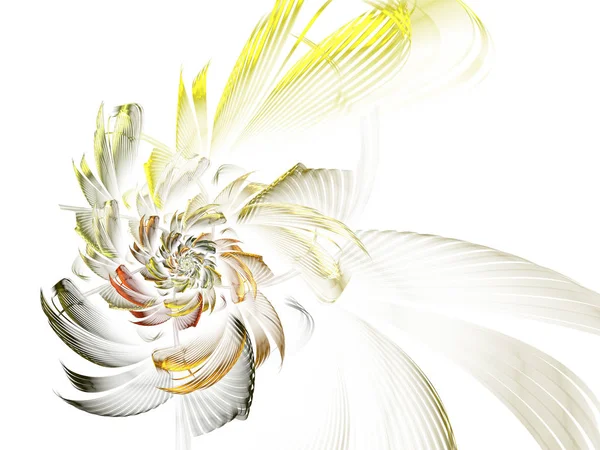 Fraktal metalik girdap arka plan - Fractal sanat soyut